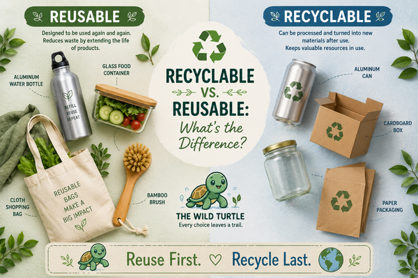 Recyclable vs. Reusable: What's the Difference?