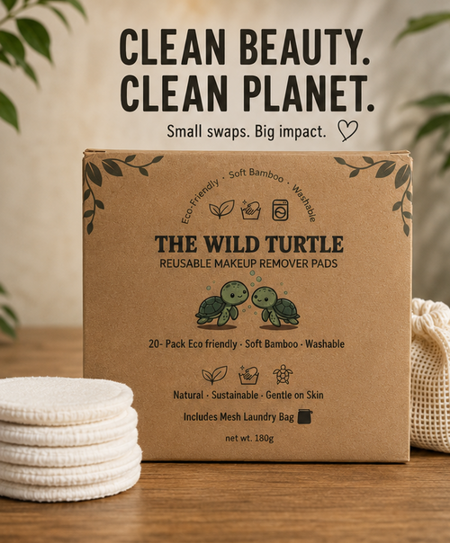 Reusable Makeup Pads β Organic Cotton & Bamboo, Washable (20-Pack + Mesh Bag)