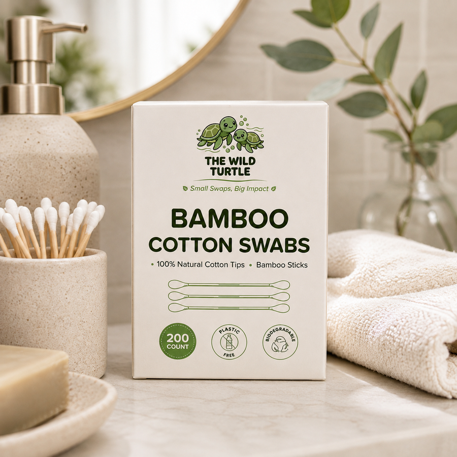 Bamboo Cotton Swabs β Plastic-Free, Biodegradable (200-Count)
