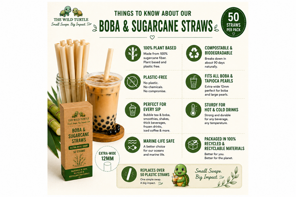 Things to Know About Our Boba & Smoothie Sugarcane Straws