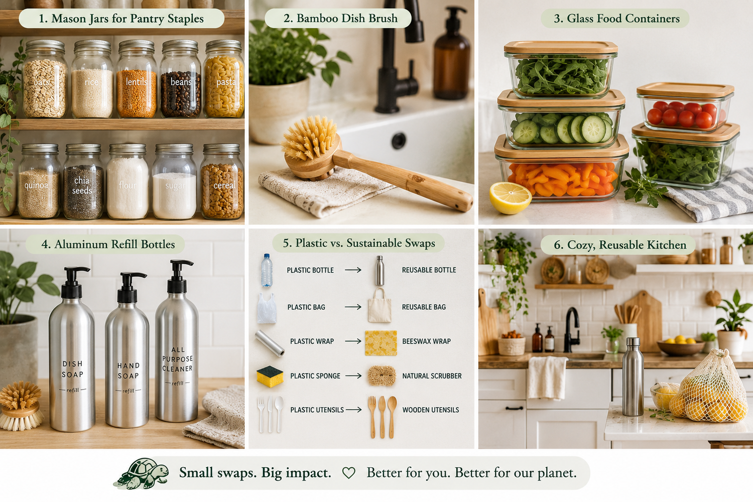 10 Easy Swaps for a Plastic-Free Kitchen