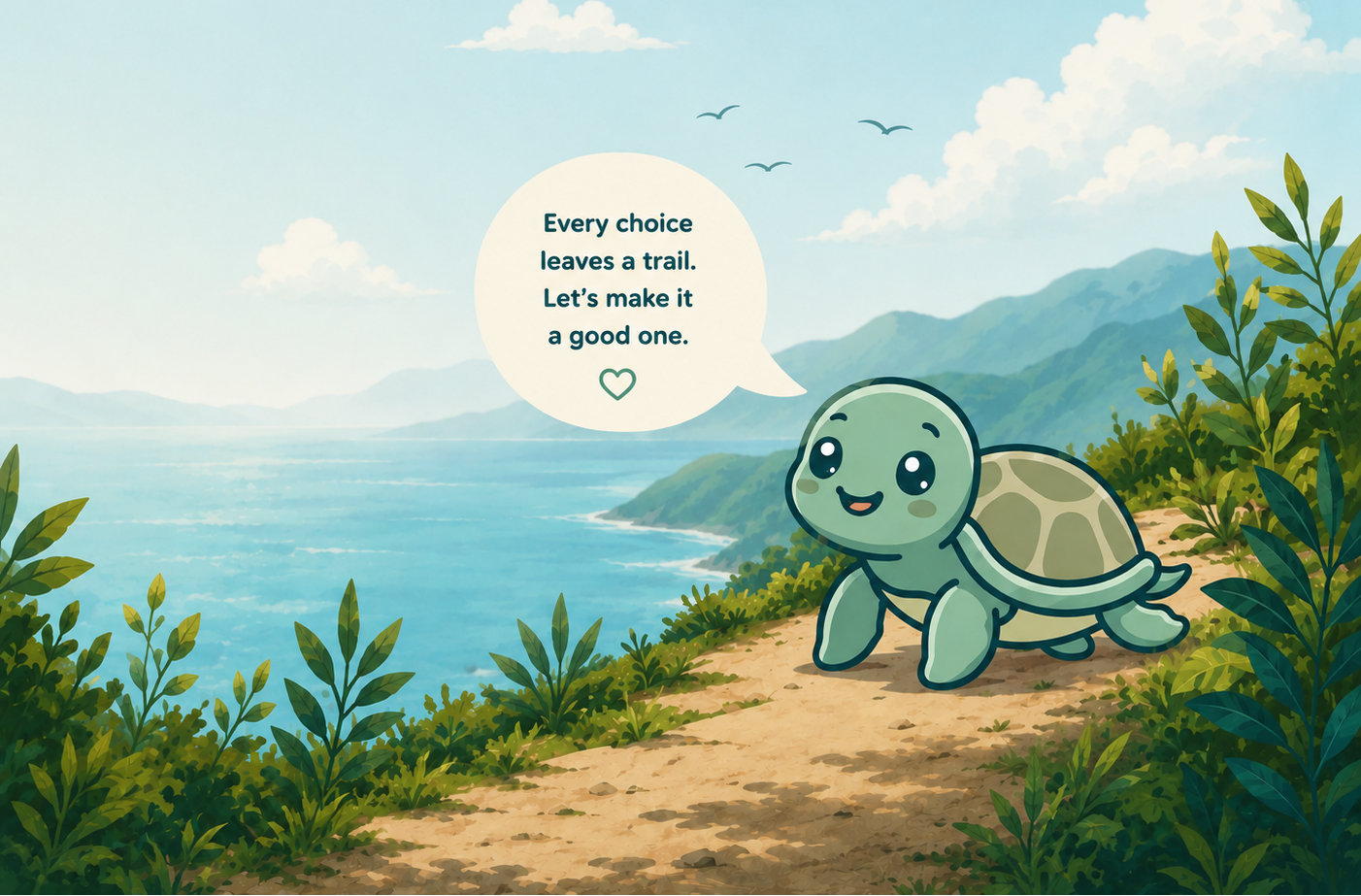 Small Changes.
Cleaner oceans