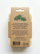 Loofah Cellulose Kitchen Sponge 3 Pack