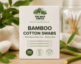Bamboo Cotton Swabs — Plastic-Free, Biodegradable (200-Count)